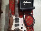 Electric Guiter with Amplifier