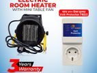 Electric Room Heater with Fan (একের ভিতর দুই)|সাথে Volt Protector FREE!