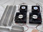 Cooler fan,heat sink, thermal paste combo for sell