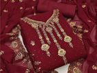 Elegant Embroidery Georgette Three Piece – স্টাইল আর আরাম একসাথে!