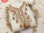 Embroidary Georjet Three Piece