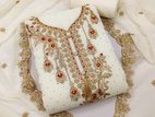 Embroidery & Stone Work Georgette Kameez Set