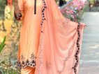 Embroidery Cotton Three Piece
