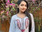 Embroidery Cotton Two Piece Co-Ord Set