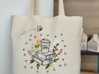 Embroidery tote bag