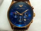 Emporio Armani quartz chronograph watch