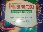 English for today Synonym and antonyms