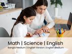 English Medium Home Tutor (Cambridge/Edexcel)