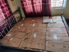 এস পাইপের খাট । দৈর্ঘ্য ৮০ প্রস্থ ৭২
