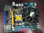 esonic g41 motherboard, core 2dou processor only