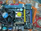 Esonic Motherboard + 4+4 =8 GB Ram 4 ta 2GB