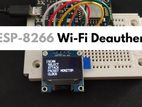 Esp8266 wifi deauther with oled and buttons.