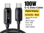Essager 3 Meter Type C 100w Cable with Digital Wattmeter Display