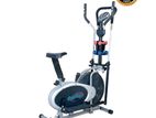 ET-8.2GA - 4 In 1 Orbitrac Exercise Bike Black and Silver