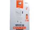 Excel Charger For Ios/android Model E-103, Type-c