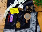Exclusive Sari Combo Gift Set - Which Contains Saree Bangles