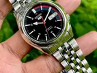 Exclusive SEIKO 5 SNK375 Black Speed Racer Automatic Watch