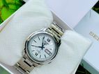 Exclusive SEIKO 5 SNKK77 Sunburst White Automatic Watch