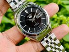 Exclusive SEIKO 5 SNKL23 Textured Black Automatic Watch