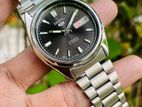 Exclusive SEIKO 5 Sunburst Dark Gray Automatic Watch