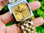 Exclusive SEIKO 5 Two Tone Square Shape Automatic Watch