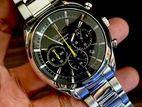 Exclusive SEIKO Posh Black Chronograph Watch