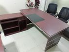 Executive Table With Side & Mobile Drawer