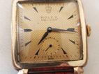 Extremely Rare Authentic Rolex Rectangular Winding Mens Wristwatch