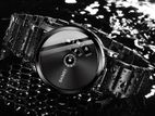 Fashion Mens Watches Luxury Men Black Stainless Steel Quartz watch sell.