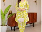 Fashionable Printed Kurti Set