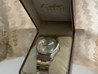 Fashionable silver watch by Fonex