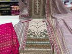 Embroidered Cotton Kameez Set