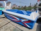 Fiber Glass Paddle Type Boat 04 Person With out canope