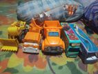 five trucks and bus sale