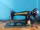 Flying man sewing machine