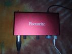 Focusrite Scarlett 2i2 3rd Gen Sound Card. And Microphone Bm 800 Stand