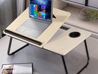 Foldable Double Head Laptop Table