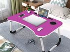 Foldable laptop table