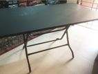 Folding Dining Table - Black Matt Finish Color