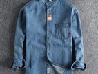 Men's Denim Casual Shirt for sale