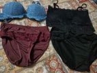 2bra and 2 panty combo pack for sale