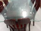 Foreign Dining Table with 6 Chairs