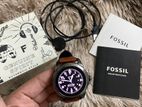 FOSSIL GEN 5E ROUND BLACK MEN'S SMARTWATCH | FTW4055