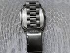 FOSSIL GUNMETAL BQ 2657 STAINLESS STEEL GENTS WATCH