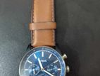 Fossil Sullivan Multifunction Brown Leather Watch