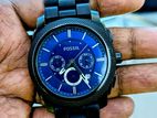 Fossil Watch Beautiful Black & Blue Color Combinations