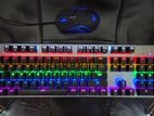 FOXXRAY DARKSOUL Mechanical Keyboard + Havit RGB Gaming Mouse combo