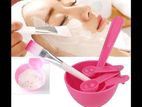 6.Pcs Set DIY Bleach Facial Mask Mixing Bowl with Brush,