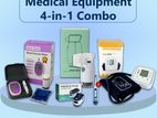 Free Thermometer (glucose Meter + Nebulizer Bp Monitor Oximeter)