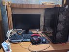 Freelancing + gaming pc Ryzen5600g SSD 1TB/8GB 21.45''Full HD 100Hz